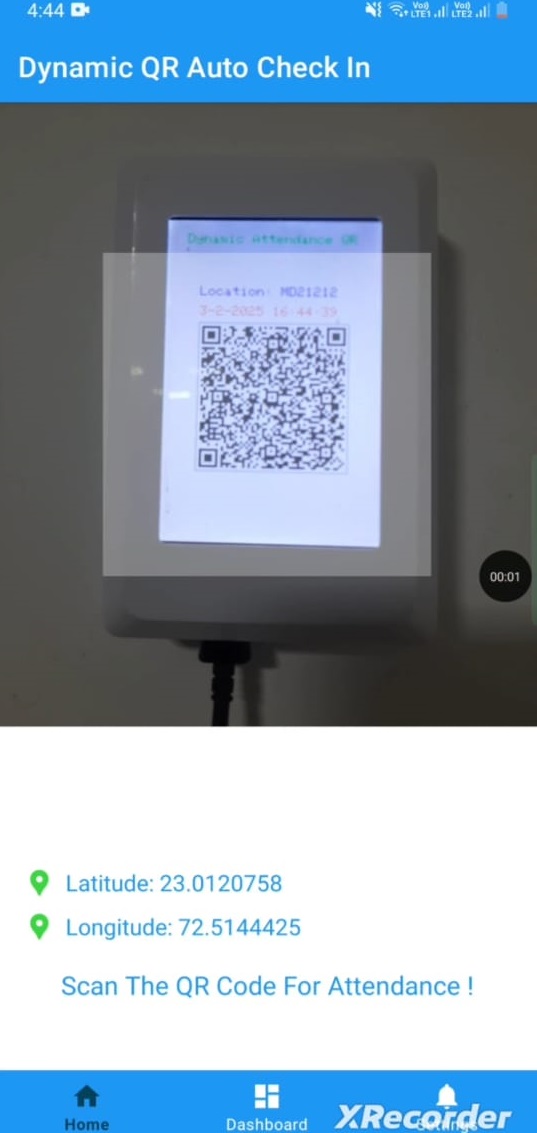 Bonrix Dynamic QR-Based Auto Check-in System